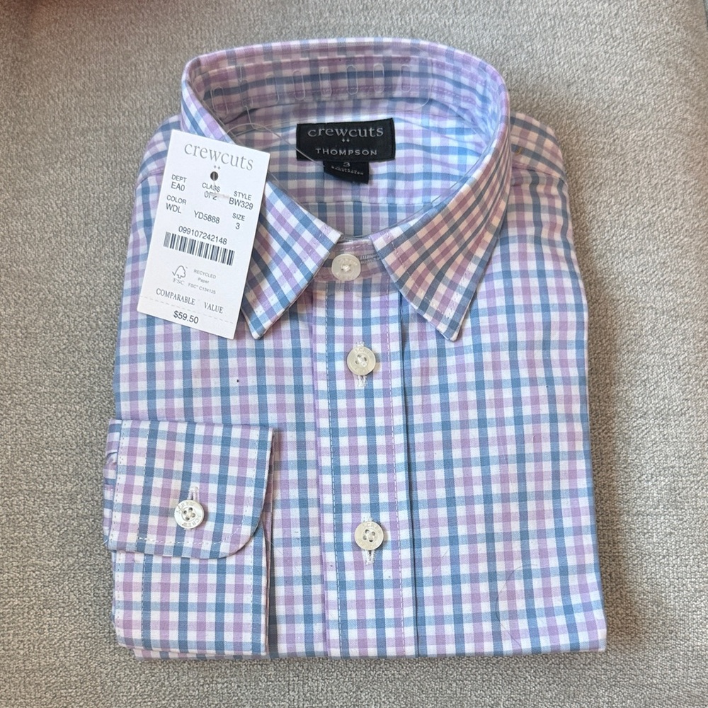 Crewcuts Button-Down Gingham Shirt